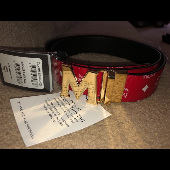 mcm belt poshmark